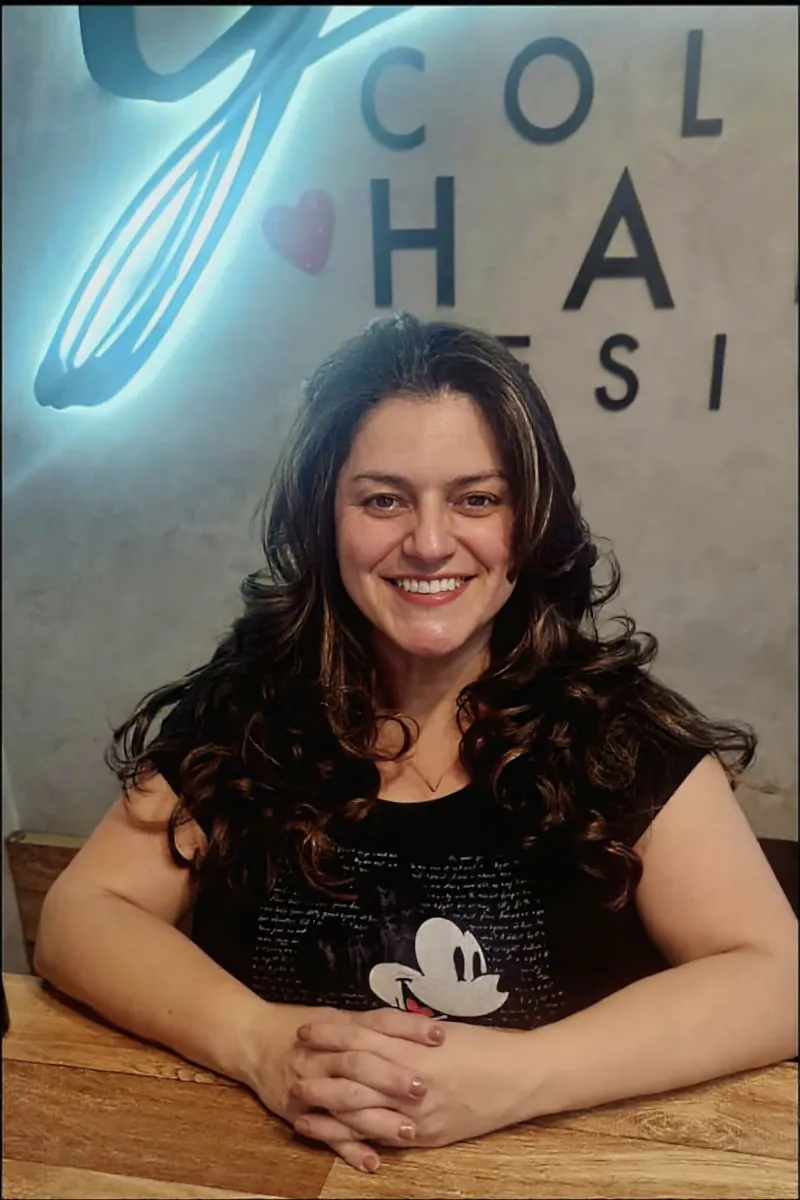Ambiente e trabalho do G Color Hair Design